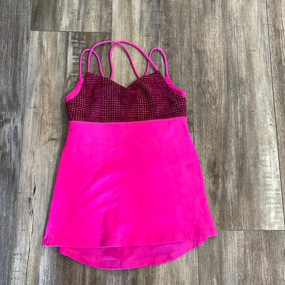 Ivivva Lululemon Pink Strappy Tank - Picture 1 of 6